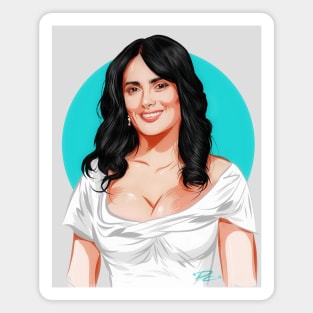 Salma Hayek - An illustration by Paul Cemmick Magnet